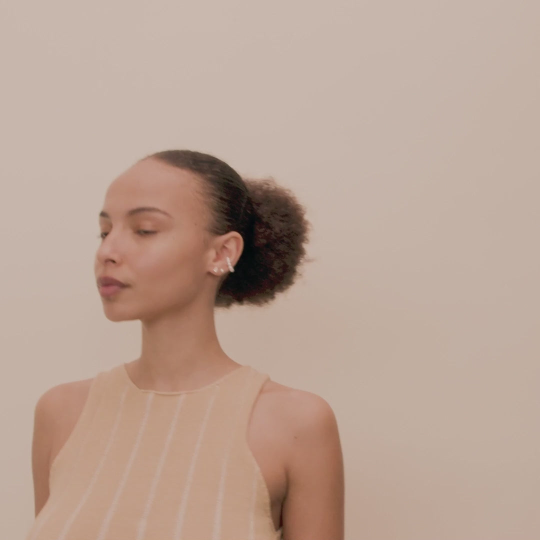 Pilgrim BEAT Ohrringe Und Cuff, 3-in-1-Set, Vergoldet