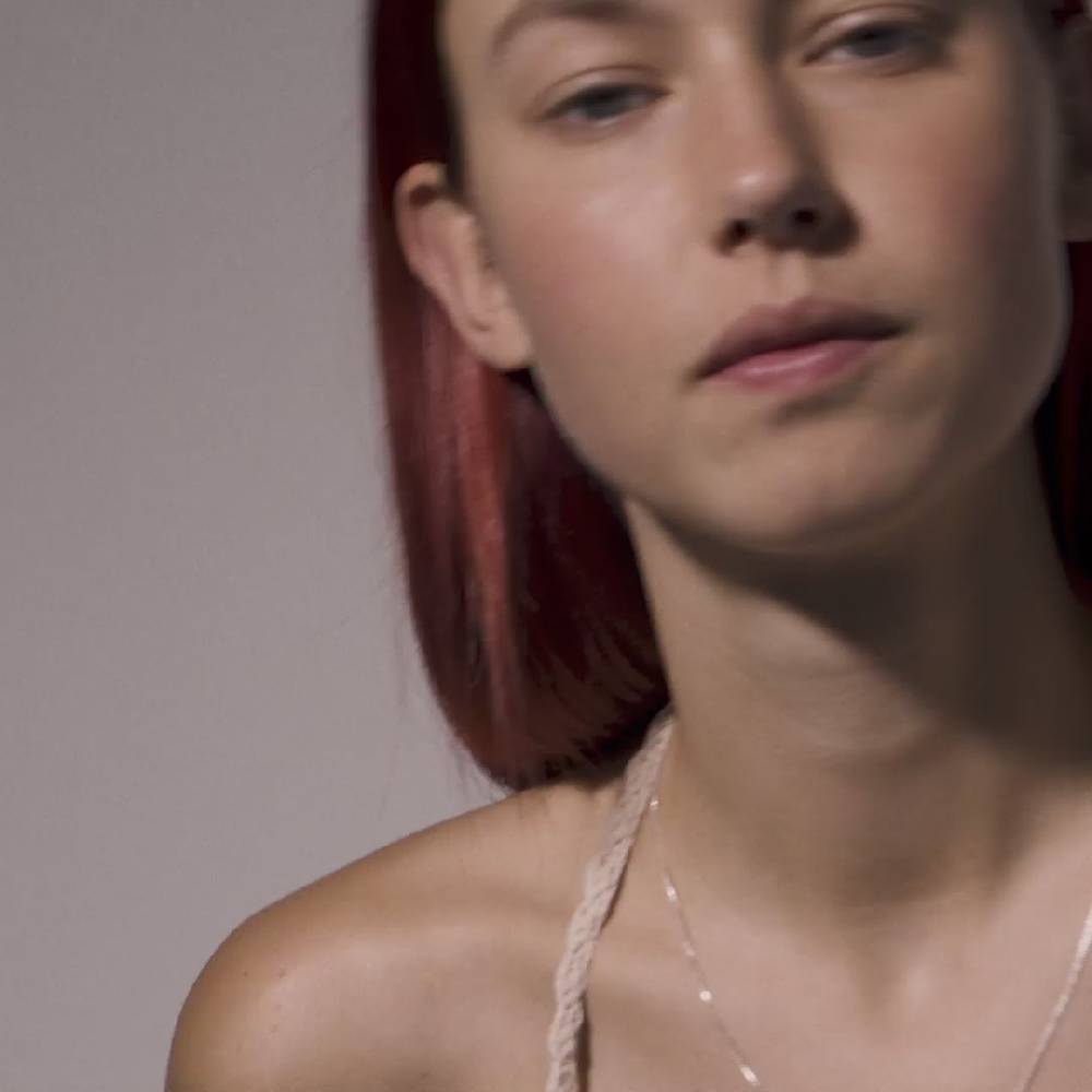 Pilgrim BLOSSOM Recycelte Münz-Halskette, Vierkant, Versilbert