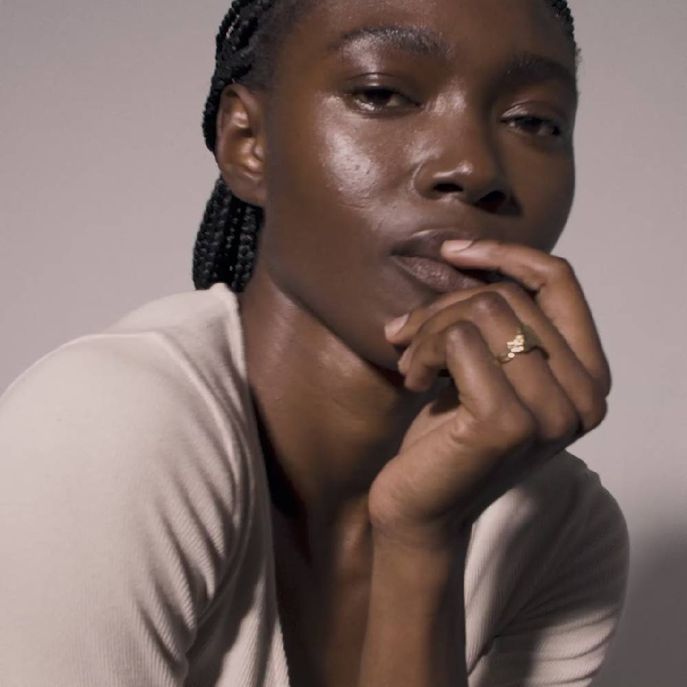 Pilgrim BLOSSOM Recycelter, Organisch Geformter Ring, Vergoldet