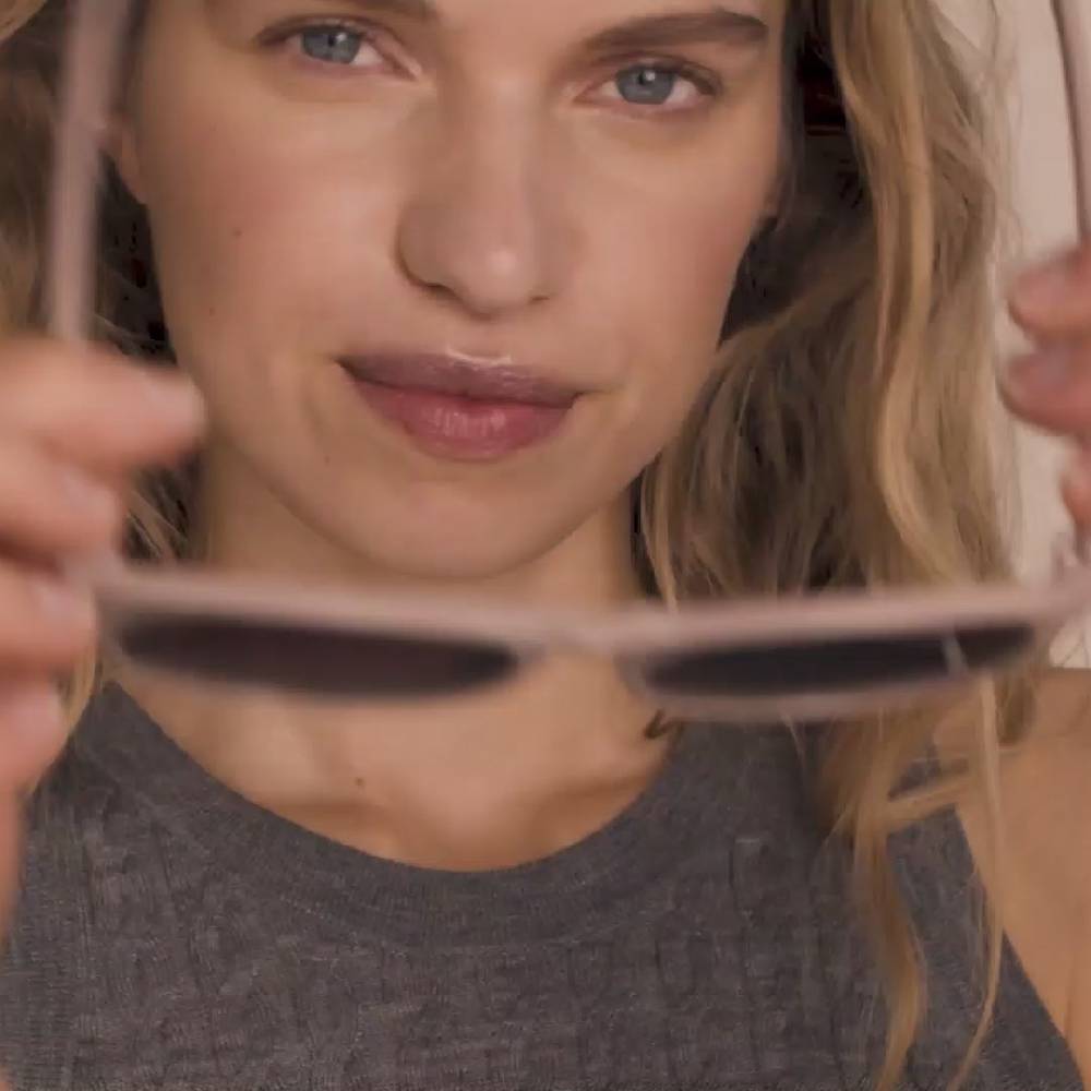 Pilgrim CAMILLA Recycelte Klassische Sonnenbrille Hellbraun