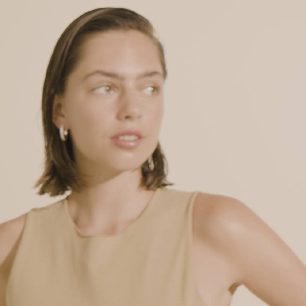 Pilgrim CARE Recycelte Halbcreolen & Ohrclips, Versilbert