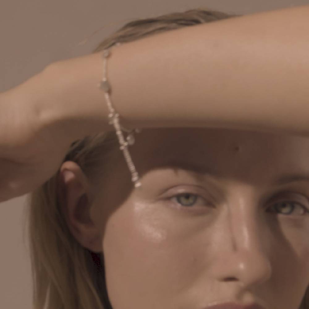 Pilgrim CAROL Armband M. Kleinen Filigranen Coins Versilbert