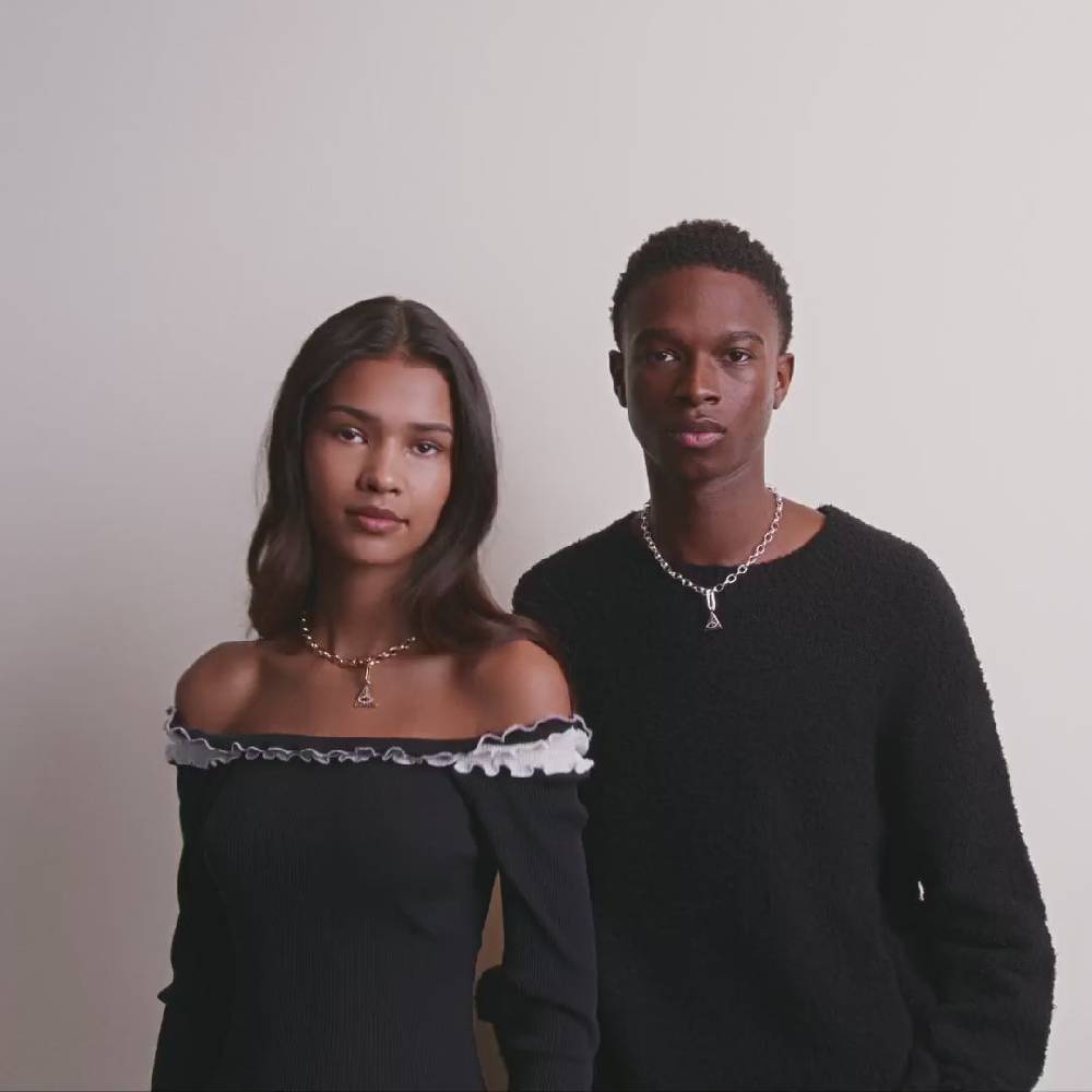 Pilgrim CHARM Recycelter Dreiecksanhänger, Vergoldet