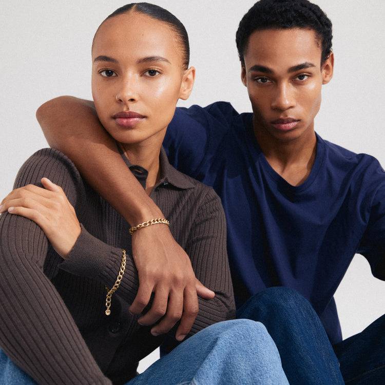 Pilgrim CHARM Recyceltes Panzerkettenarmband Vergoldet