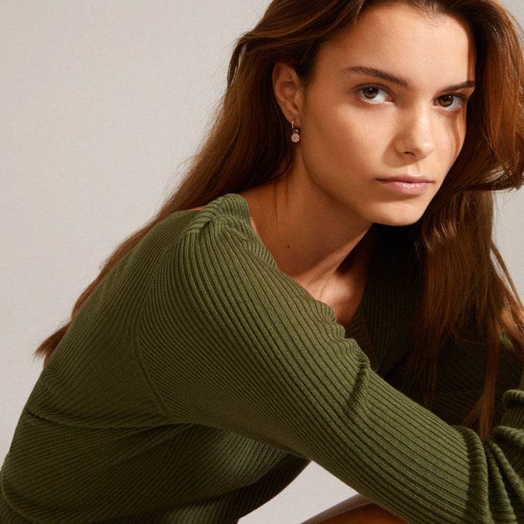 Pilgrim CHAYENNE Recycelte Kristall-Creolen Rosévergoldet