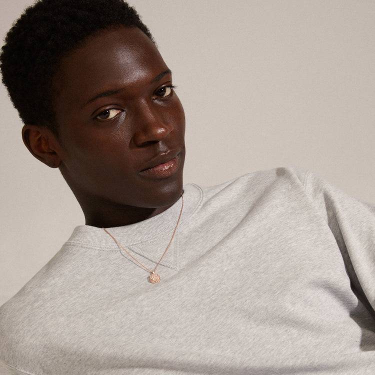 Pilgrim CINDY Recycelte Kristall-Halskette Rosévergoldet