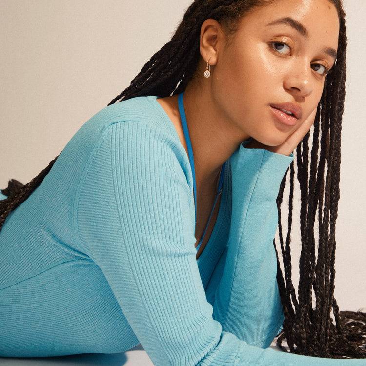 Pilgrim CLEMENTINE Recycelte Kristallohrringe, Rosévergoldet