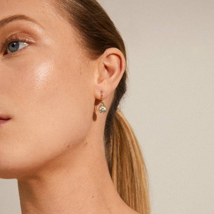 Pilgrim CLEMENTINE Recycelte Kristallohrringe, Vergoldet