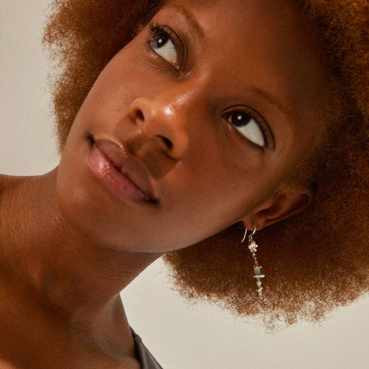 Pilgrim CLOUD Recycelte Ohrringe Mehrfarbig/versilbert