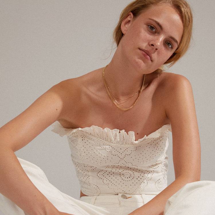 Pilgrim CREATE Recycelte Halskette 3-in-1, Vergoldet