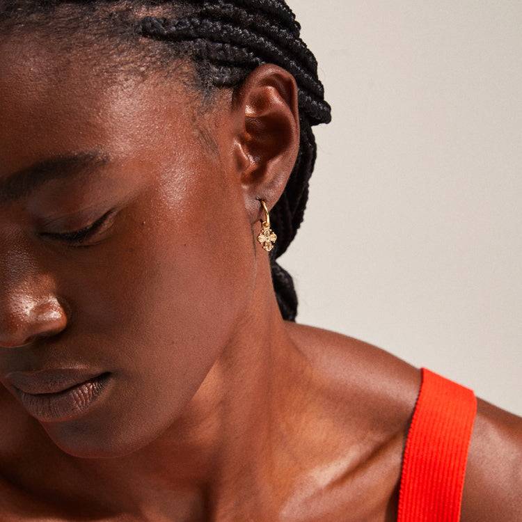 Pilgrim DAGMAR Recycelte Huggie-Hoop-Ohrringe Vergoldet