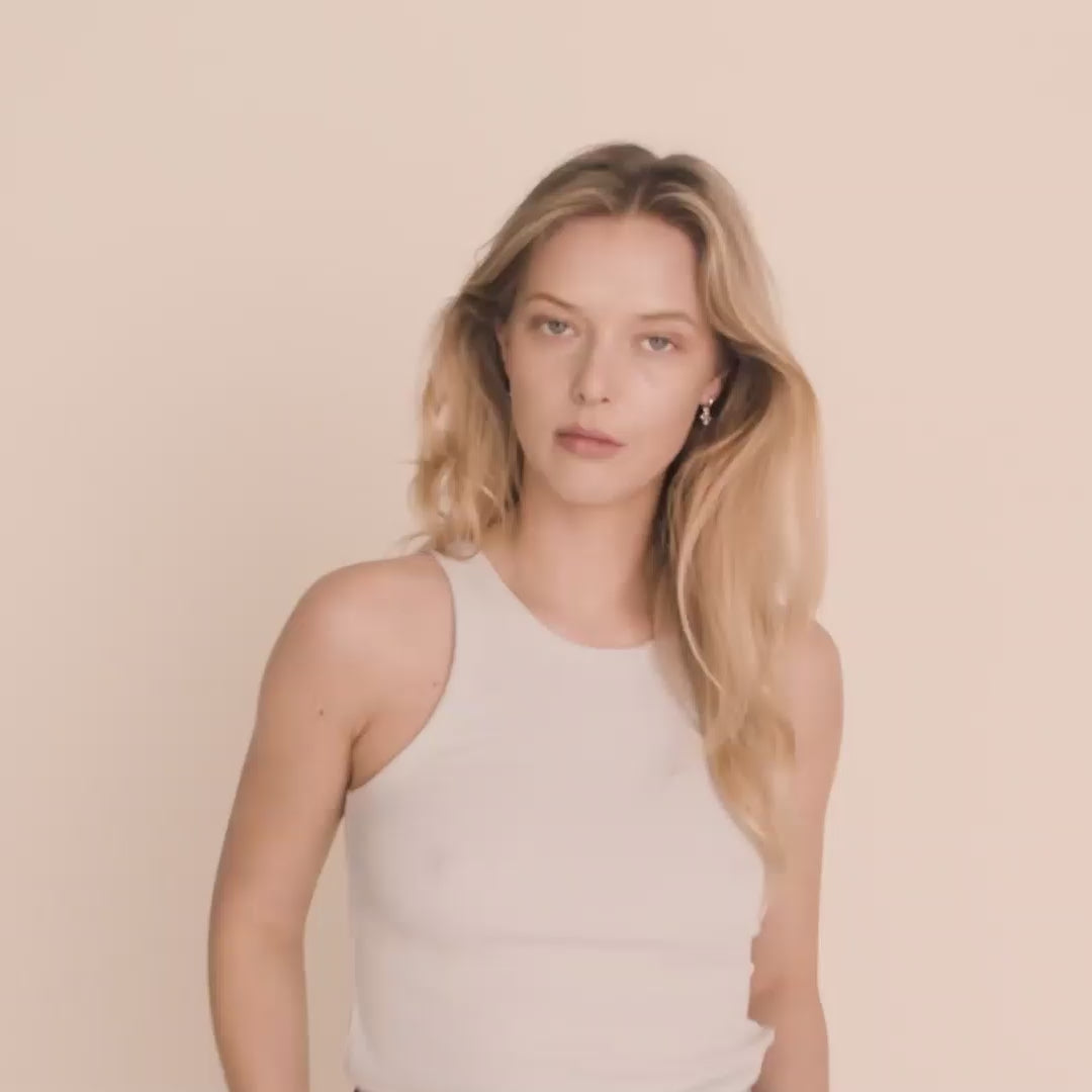 Pilgrim DAGMAR Recycelte Huggie-Hoops-Ohrringe Versilbert