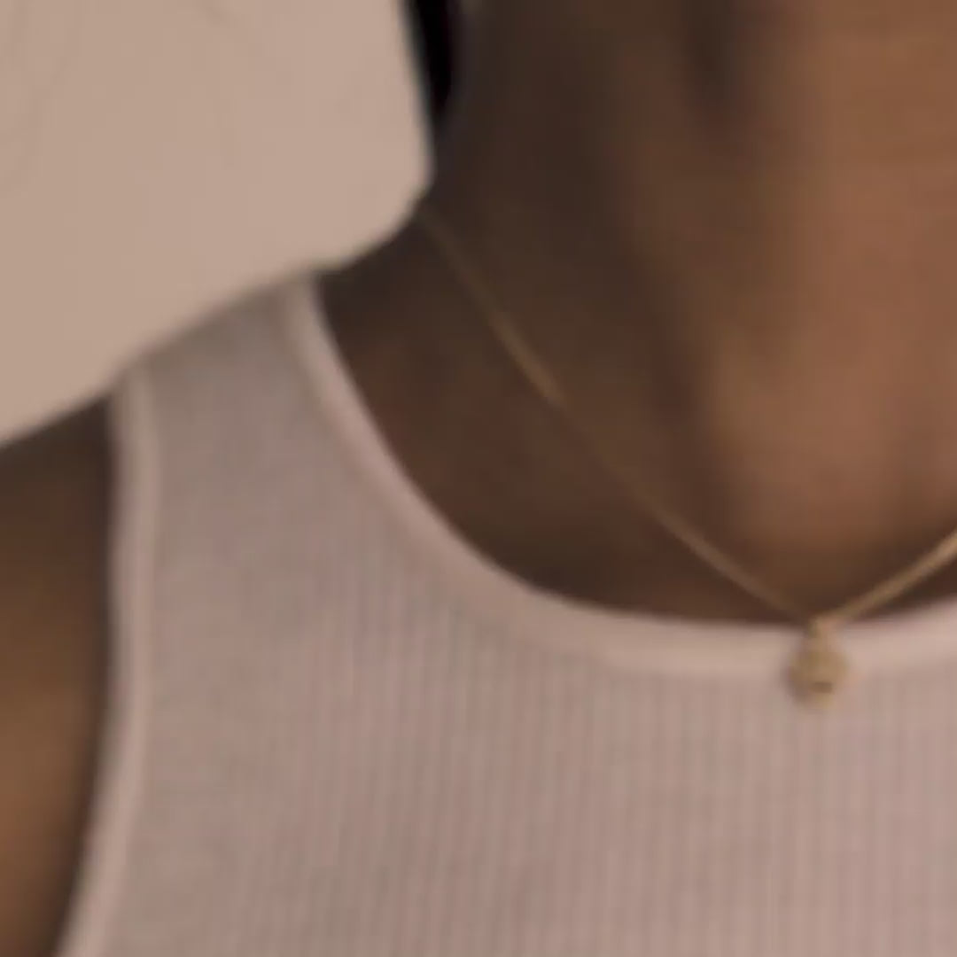 Pilgrim DAGMAR Recycelte Mini-Kreuz-Halskette Vergoldet