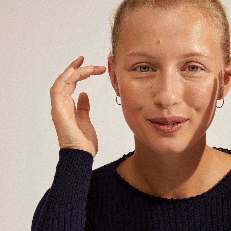 Pilgrim EANNA Recycelte, Mittelgroße Creolen, Vergoldet