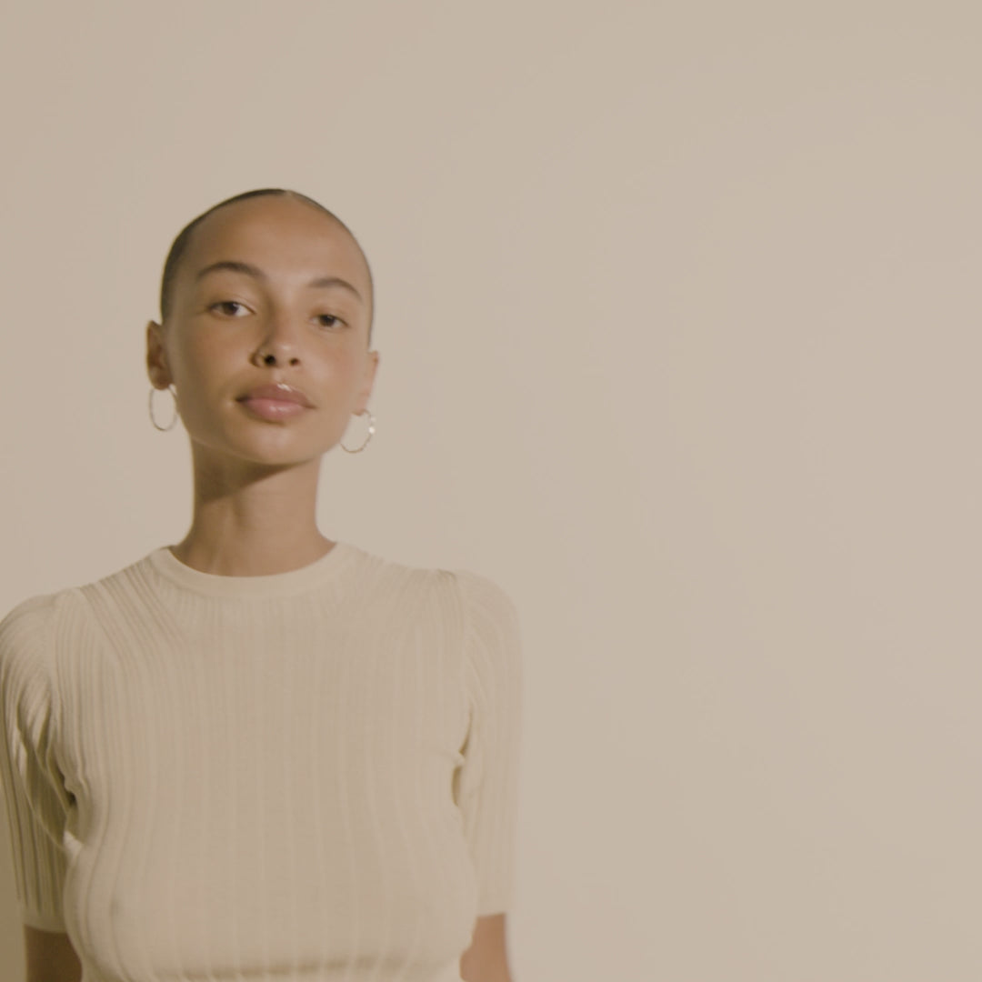 Pilgrim EDDY Recycelte Maxi-Creolen, Organische Form, Versilbert