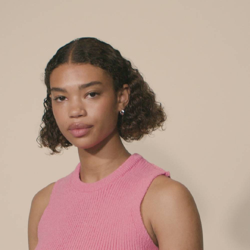 Pilgrim EDEA Recycelte, Chunky Huggie-Creolen, Versilbert