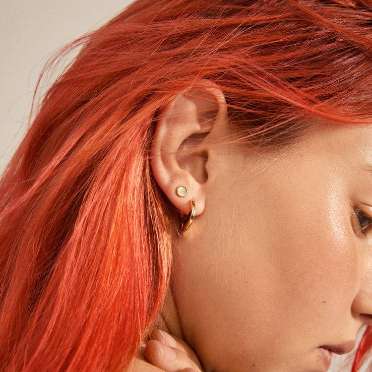 Pilgrim EILISH Huggie-Creolen Und Ohrstecker, 2-in-1-Set, Vergoldet