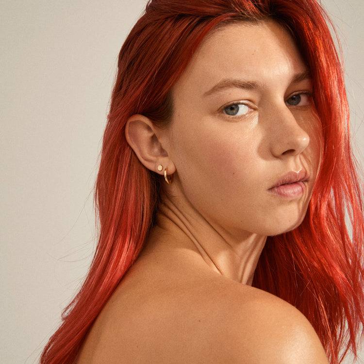 Pilgrim EILISH Huggie-Creolen Und Ohrstecker, 2-in-1-Set, Vergoldet