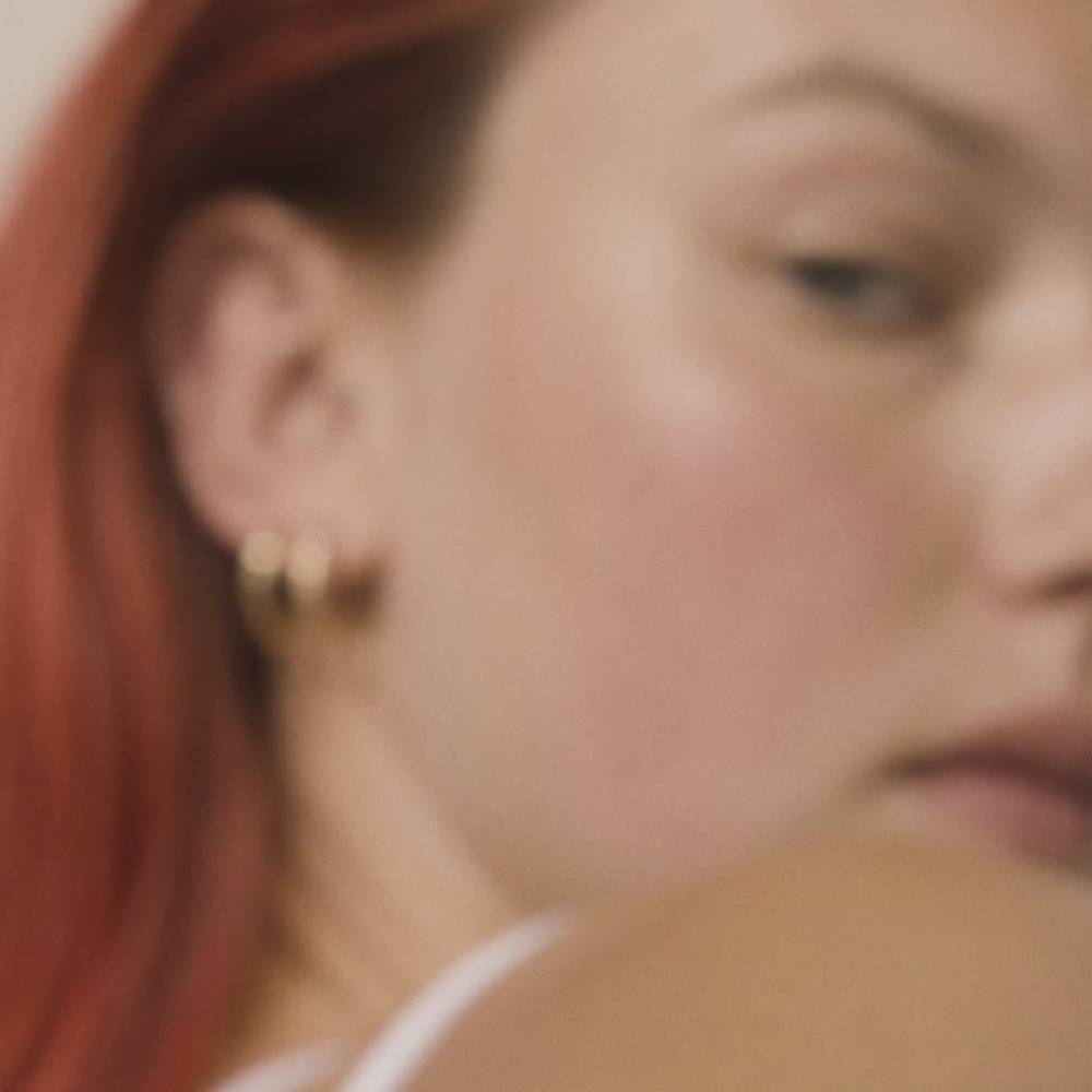 Pilgrim ELANOR Creolen Mit Rustikaler Struktur, Vergoldet