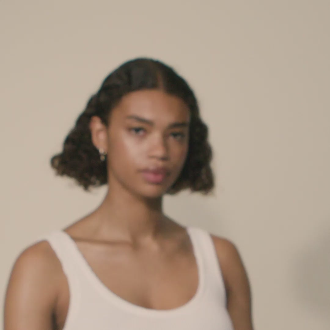 Pilgrim ELNA Recycelte Kristallohrringe 2-in-1-Set, Vergoldet