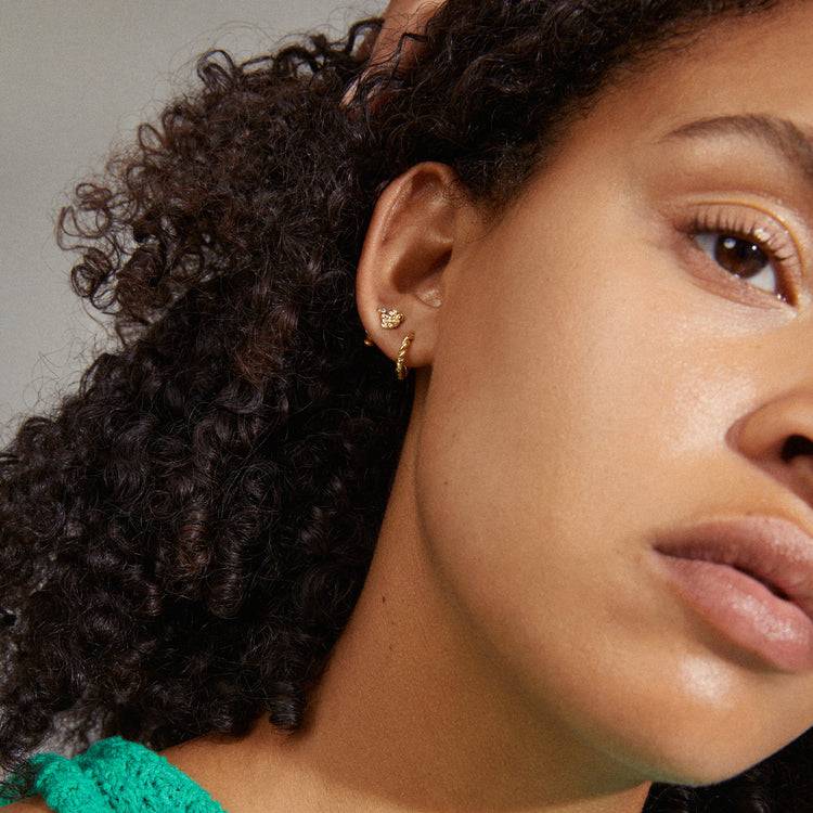 Pilgrim EMANUELLE Recycelte Ohrringe 3-in-1-Set, Vergoldet