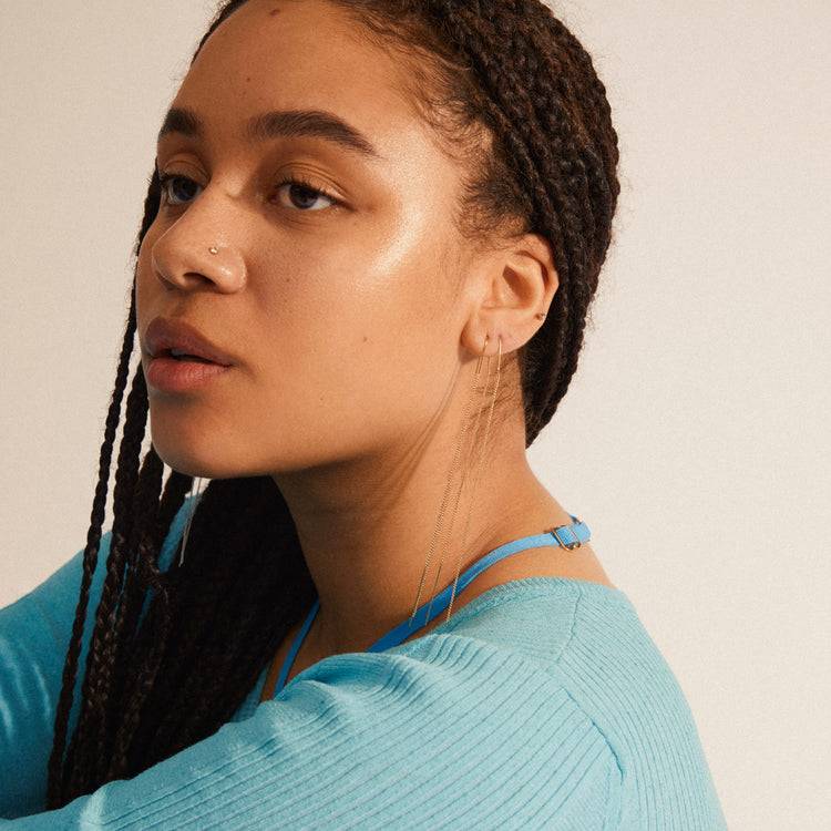 Pilgrim ENCHANTMENT Recycelte Kettenohrringe, Vergoldet