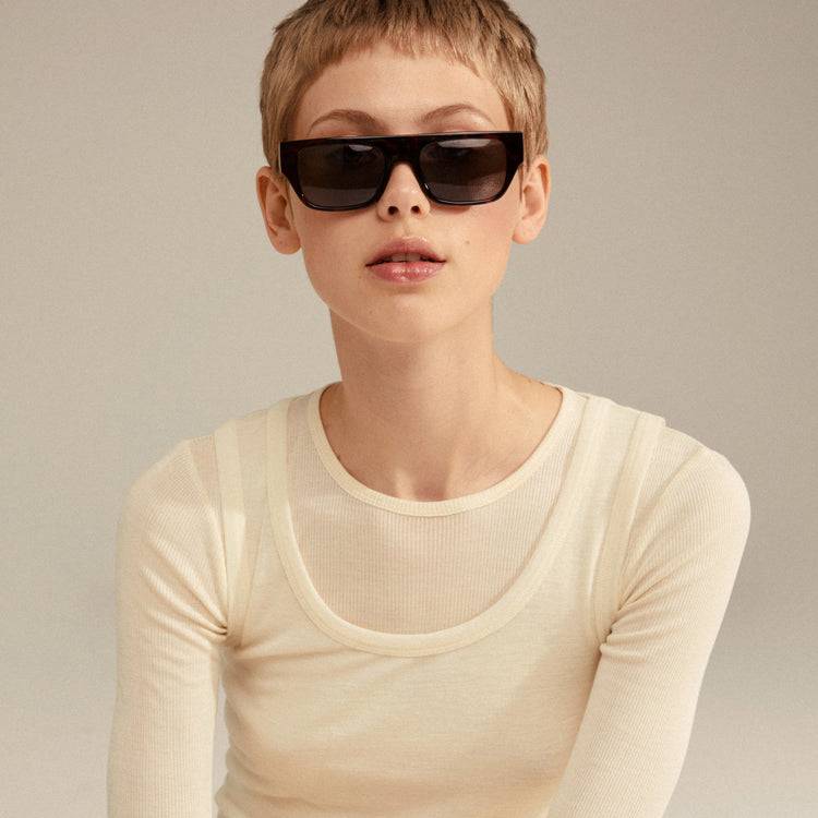 Pilgrim ENIEL Recycelte Sonnenbrille Schildpatt-Braun/Gold