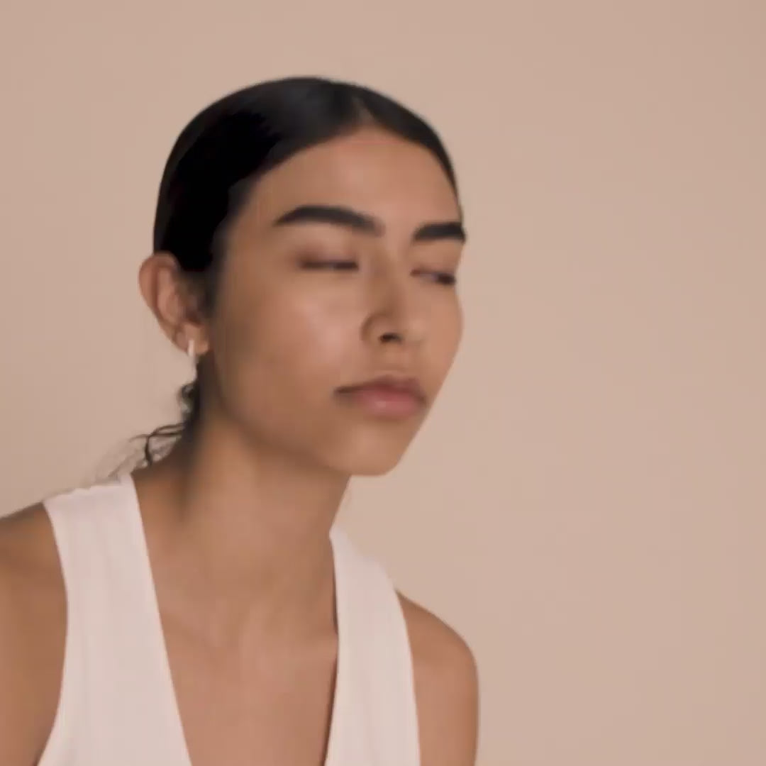 Pilgrim ESTER Recycelte Kristall-Creolen, Versilbert