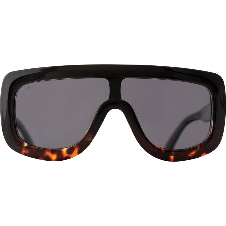 Pilgrim FIDELIA Oversized Shield-Sonnenbrille, Schildpatt Dunkel