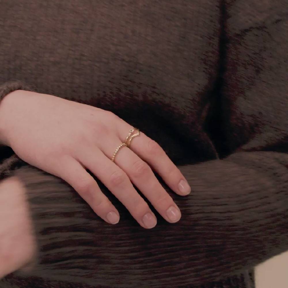 Pilgrim GESCHENKSET, Recyceltes 3-in-1-Set, Stapelringe, Vergoldet