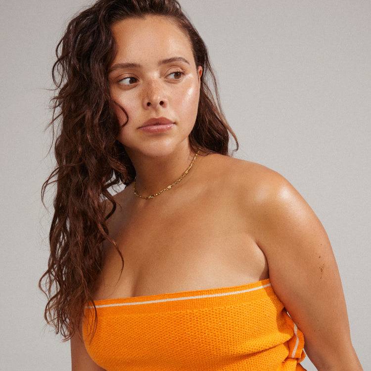 Pilgrim HALLIE Organisch Geformte Kristall-Halskette, Vergoldet