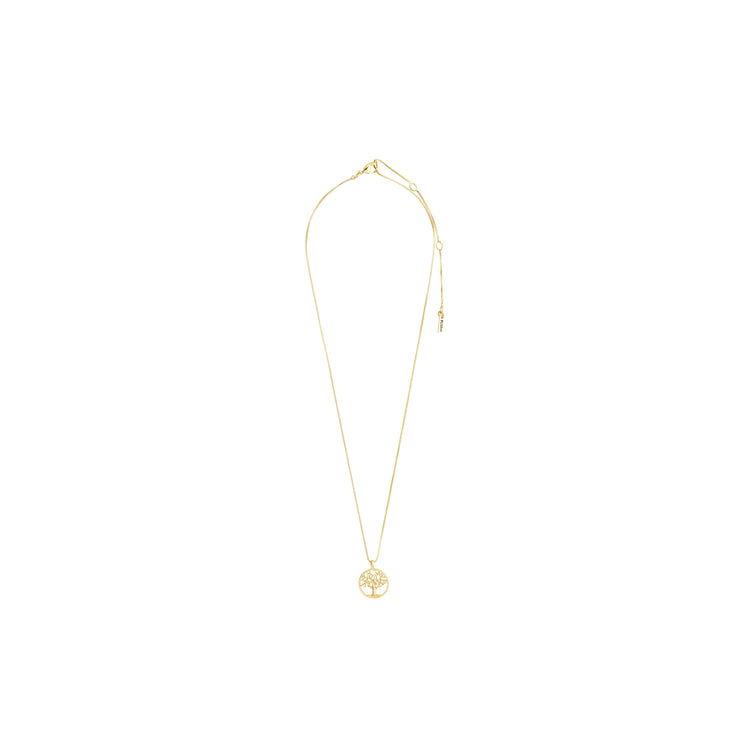 Pilgrim IBEN Recycelte Lebensbaum-Halskette, Vergoldet