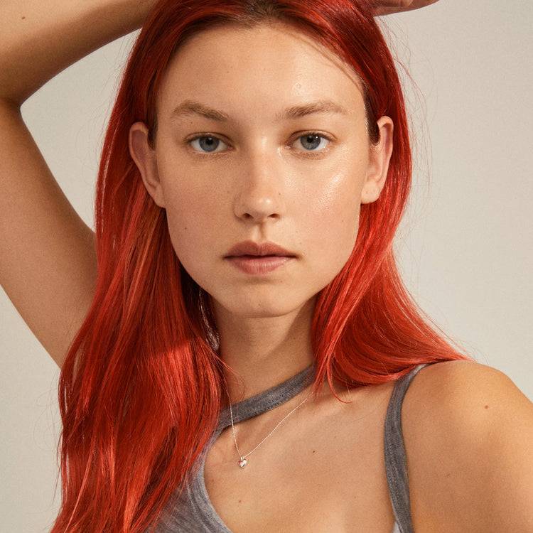 Pilgrim JAYLA Recycelte Halskette Mit Herz-Anhänger, Versilbert