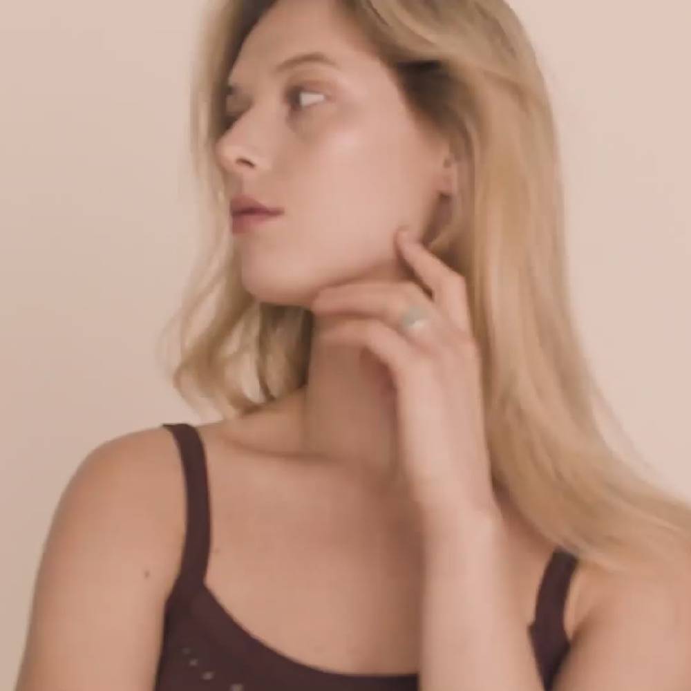 Pilgrim JEMMA Ring Mit Viereckigem Siegel, Versilbert