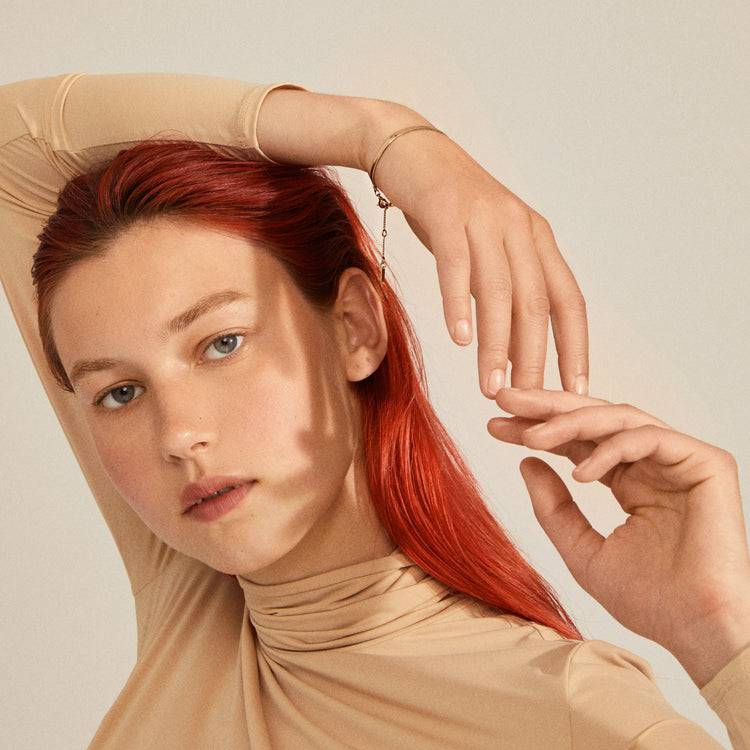 Pilgrim JOANNA Recyceltes Schlangenketten-Armband, Flach, Vergoldet