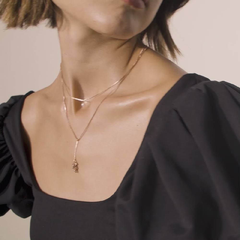 Pilgrim JOLENE Recycelte Kristall-Creolen, Mit Roségold Plattiert