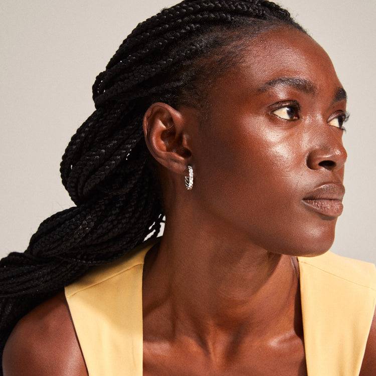 Pilgrim KALILA Creolen Mit Schnörkeldetails, Versilbert