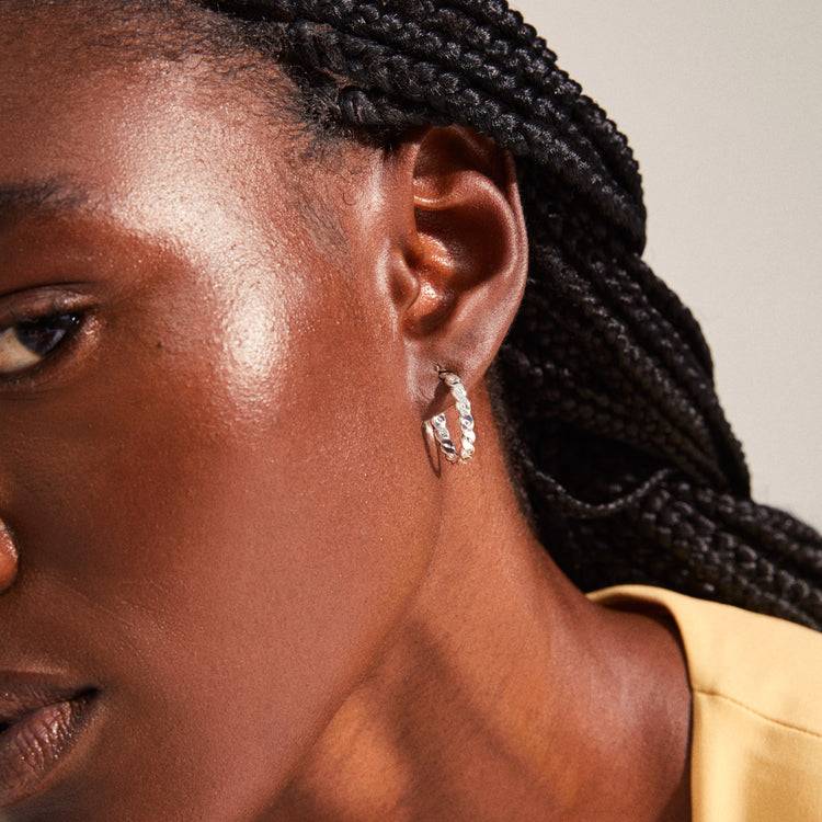 Pilgrim KALILA Creolen Mit Schnörkeldetails, Versilbert