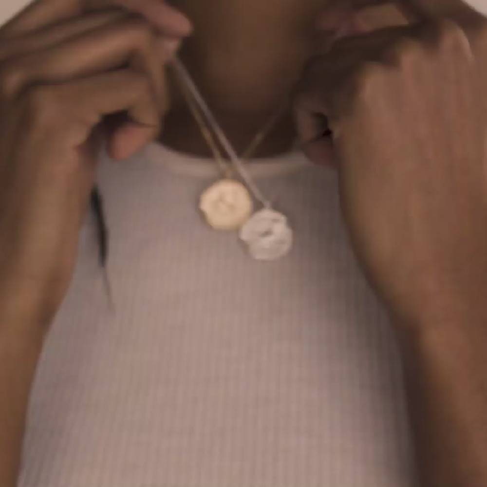 Pilgrim KREBS Recycelte Sternzeichen-Halskette, Versilbert