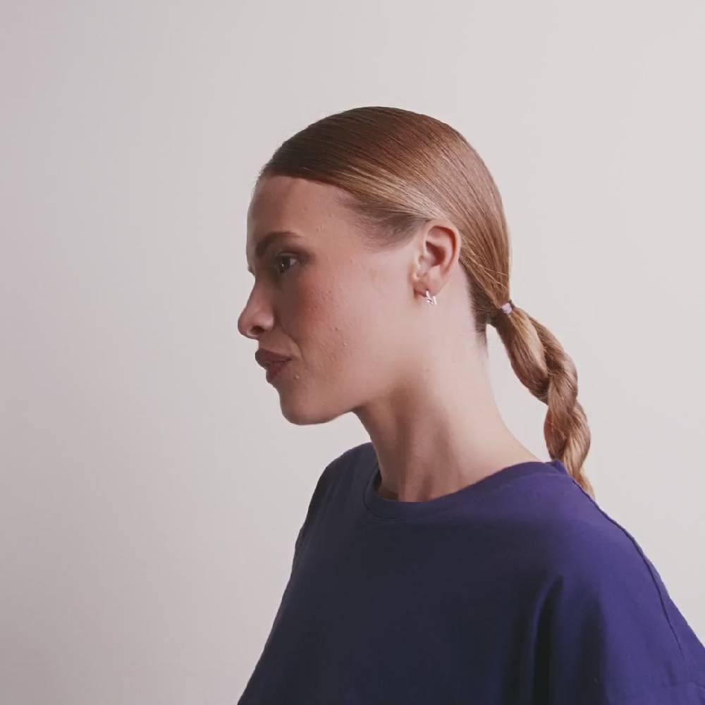 Pilgrim KRISTINE Recycelter, Einzelner Ohrring Versilbert