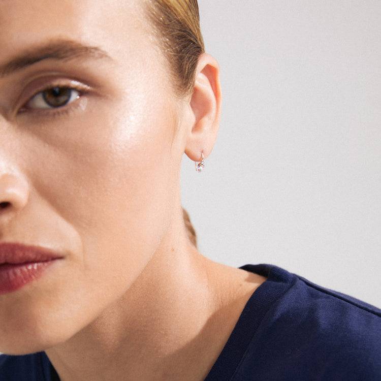 Pilgrim KRISTINE Recycelter, Einzelner Ohrring Versilbert