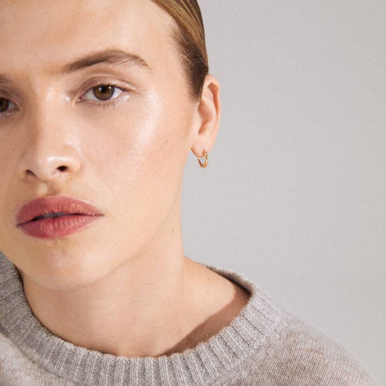 Pilgrim KYRA Recycelter, Einzelner Ohrring Vergoldet