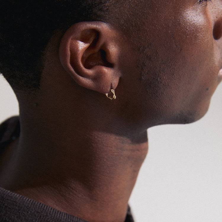 Pilgrim KYRA Recycelter, Einzelner Ohrring Vergoldet