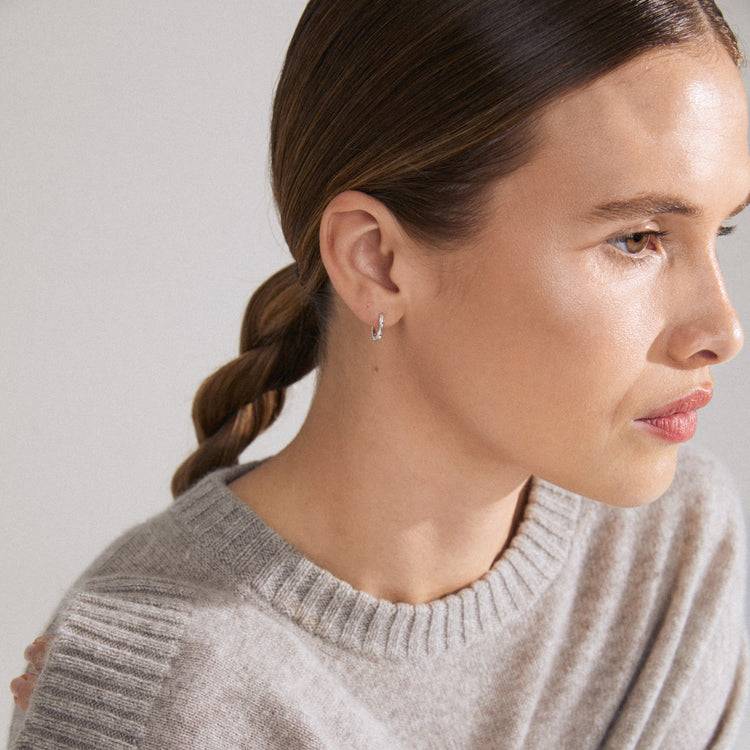 Pilgrim KYRA Recycelter, Einzelner Ohrring Versilbert