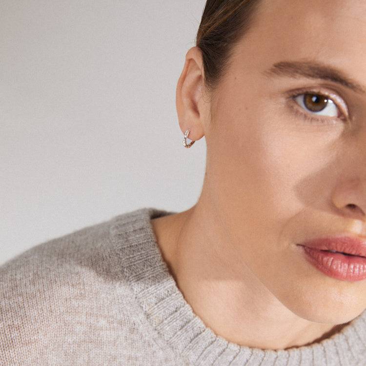 Pilgrim KYRA Recycelter, Einzelner Ohrring Versilbert