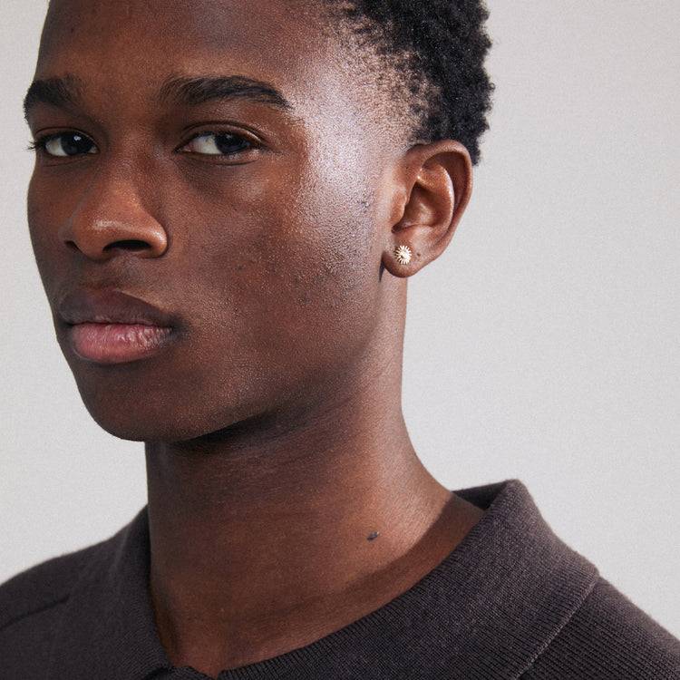 Pilgrim LAMIA Recycelter, Einzelner Ohrring Vergoldet