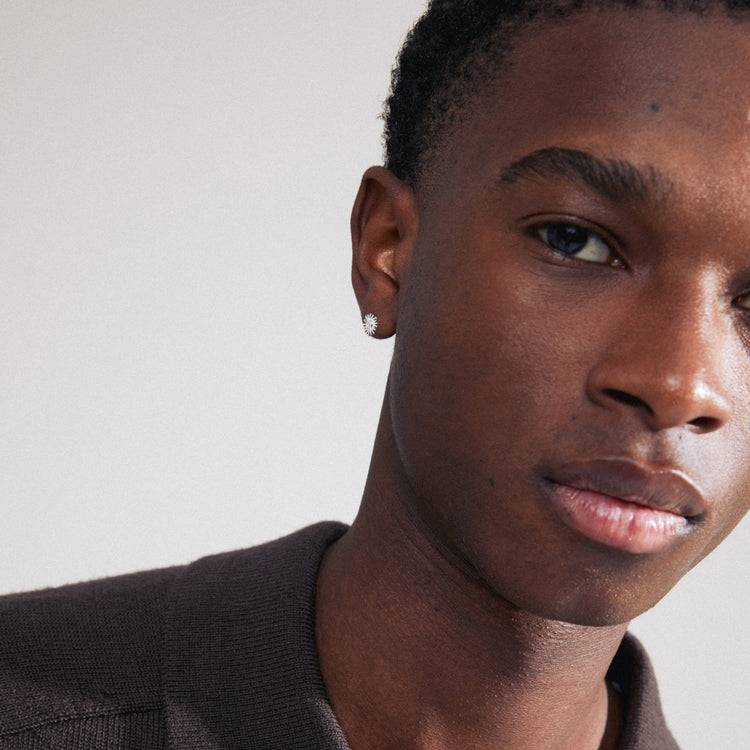 Pilgrim LAMIA Recycelter, Einzelner Ohrring Versilbert