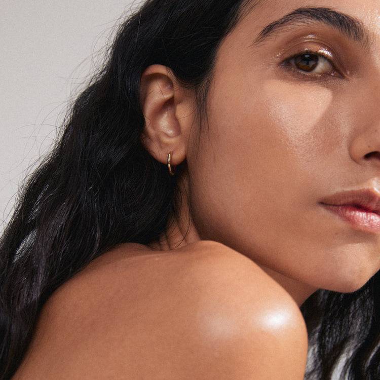 Pilgrim LAVRA Recycelter, Einzelner Ohrring Vergoldet