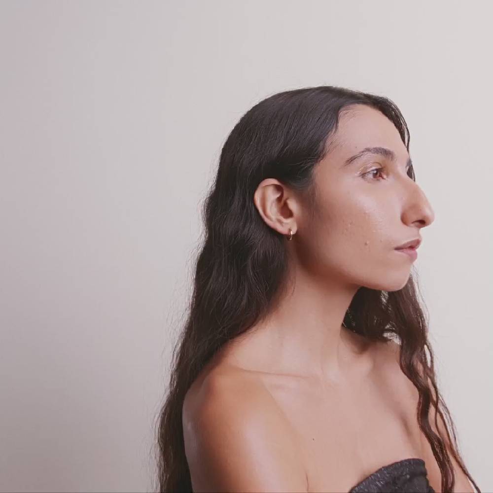 Pilgrim LAVRA Recycelter, Einzelner Ohrring Vergoldet