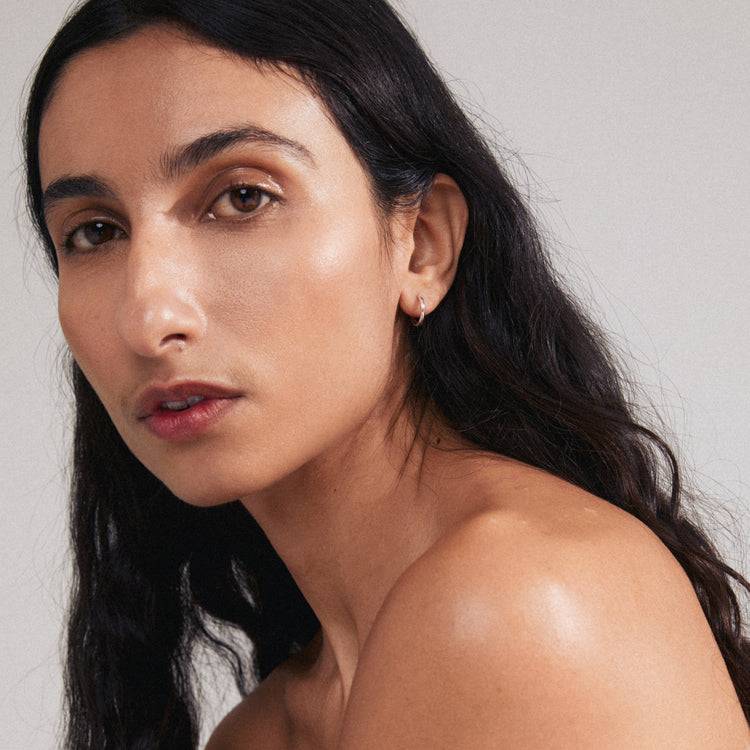 Pilgrim LAVRA Recycelter, Einzelner Ohrring Versilbert